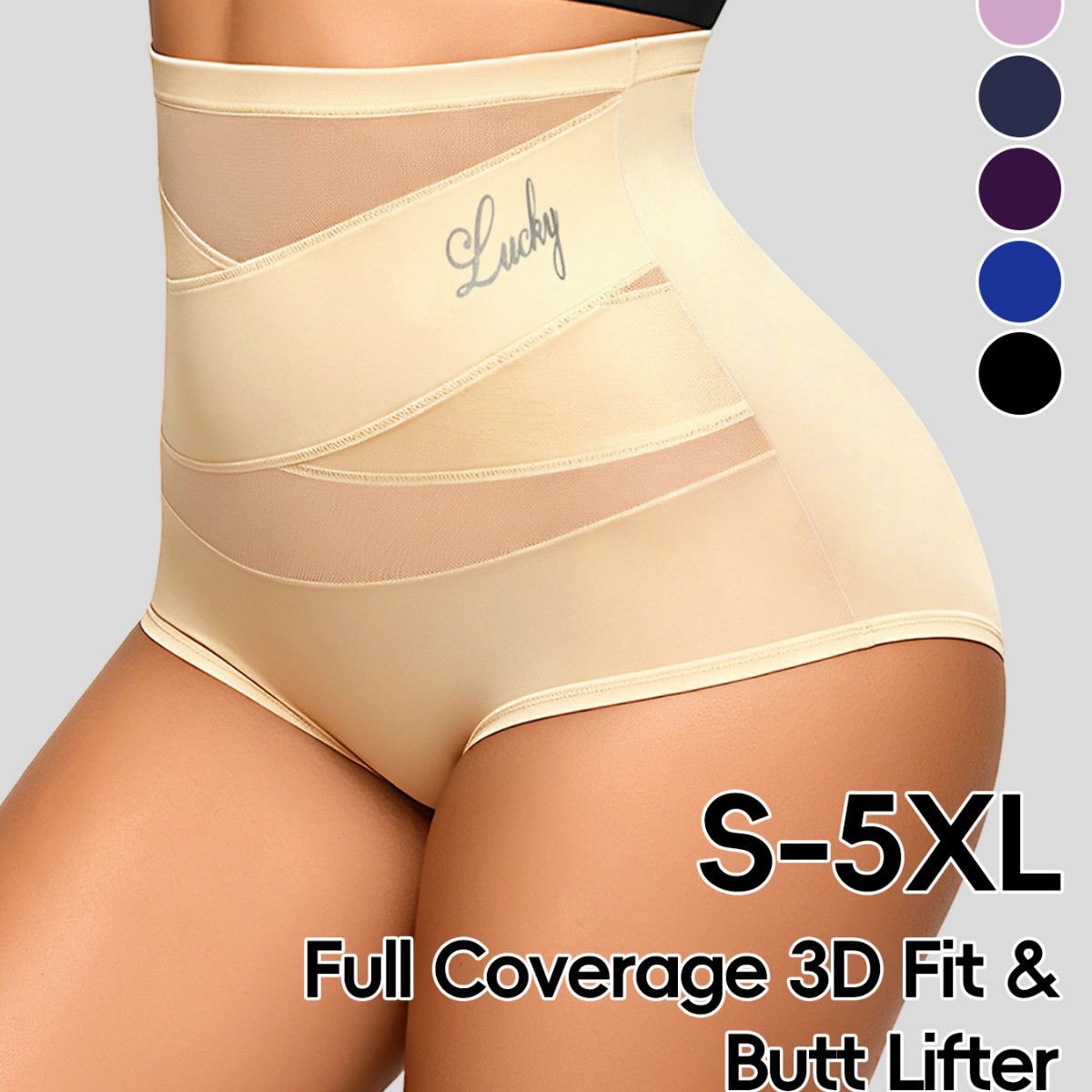 Shapewear Bodysuit Firm - Faja moldeadora de cintura alta con