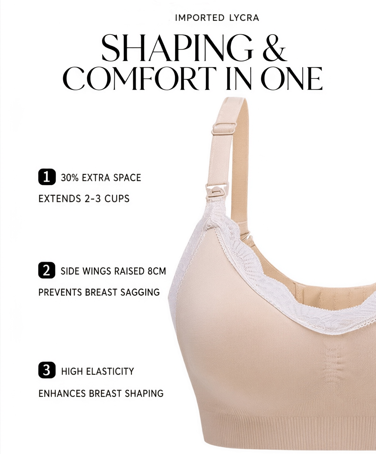Sujetador de lactancia sin cos - Nursing Bra Sleep reseña y precio