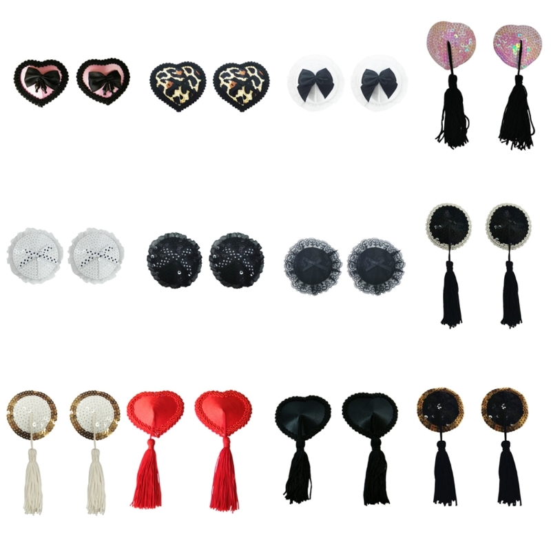 Mujeres Lentejuelas Borlas Pas - Nipple Cover Pasties reseña y precio