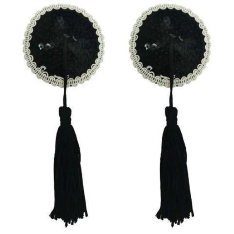 Mujeres Lentejuelas Borlas Pas - Nipple Cover Pasties reseña y precio